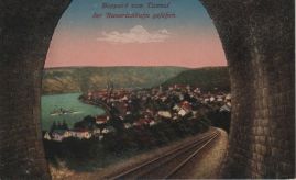Hier geht es zur Karte mit dem Motiv 'Zahnstange unterhalb eines Tunnels'