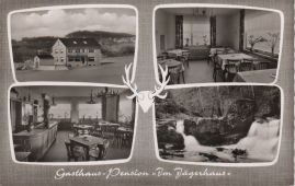 Hier geht es zur Karte mit dem Motiv 'Pension im Jägerhaus im Jahr 1962' Hier geht es zur Karte mit dem Motiv 'Pension im Jägerhaus im Jahr 1962'