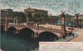 Hier geht es zur Karte mit dem Motiv 'Straßenbahn auf der Friedrichsbrücke' Hier geht es zur Karte mit dem Motiv 'Straßenbahn auf der Friedrichsbrücke'