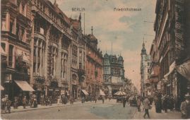 Hier geht es zur Karte mit dem Motiv 'Kutschen in der sommerlichen Friedrichstraße' Hier geht es zur Karte mit dem Motiv 'Kutschen in der sommerlichen Friedrichstraße'