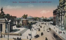 Hier geht es zur Karte mit dem Motiv 'Reiterstandbild an der Schlossfreiheit'
