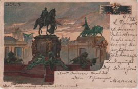 Hier geht es zur Karte mit dem Motiv 'Der von Löwen bewachte Kaiser' Hier geht es zur Karte mit dem Motiv 'Der von Löwen bewachte Kaiser'