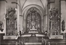 Hier geht es zur Karte mit dem Motiv 'Schwarzweiße Innenaufnahme der Stiftskirche' Hier geht es zur Karte mit dem Motiv 'Schwarzweiße Innenaufnahme der Stiftskirche'