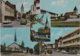 Hier geht es zur Karte mit dem Motiv 'Die Bachstraße und drei Kirchen'