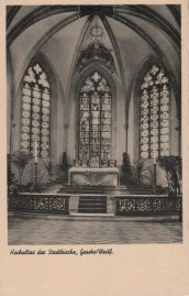 Hier geht es zur Karte mit dem Motiv 'Blick zum Hochaltar der Stadtkirche'