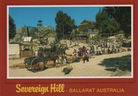 Hier geht es zur Karte mit dem Motiv 'Viele Menschen in Sovereign Hill' Hier geht es zur Karte mit dem Motiv 'Viele Menschen in Sovereign Hill'