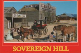 Hier geht es zur Karte mit dem Motiv 'Wagonette in Sovereign Hill' Hier geht es zur Karte mit dem Motiv 'Wagonette in Sovereign Hill'