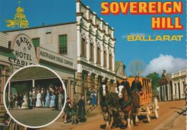 Hier geht es zur Karte mit dem Motiv 'Kutsche in Sovereign Hill' Hier geht es zur Karte mit dem Motiv 'Kutsche in Sovereign Hill'