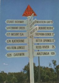 Hier geht es zur Karte mit dem Motiv 'Entfernungsanzeiger in Alice Springs' Hier geht es zur Karte mit dem Motiv 'Entfernungsanzeiger in Alice Springs'