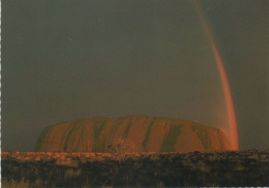 Hier geht es zur Karte mit dem Motiv 'Regenbogen über dem Uluru' Hier geht es zur Karte mit dem Motiv 'Regenbogen über dem Uluru'