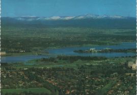 Hier geht es zur Karte mit dem Motiv 'Schneebeckte Berge hinter Canberra' Hier geht es zur Karte mit dem Motiv 'Schneebeckte Berge hinter Canberra'