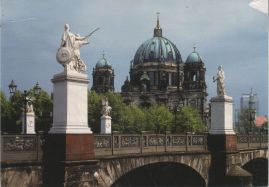 Hier geht es zur Karte mit dem Motiv 'Schlossbrücke vor Berliner Dom' Hier geht es zur Karte mit dem Motiv 'Schlossbrücke vor Berliner Dom'