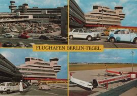 Hier geht es zur Karte mit dem Motiv 'Vier Bilder des Flughafens in Tegel' Hier geht es zur Karte mit dem Motiv 'Vier Bilder des Flughafens in Tegel'