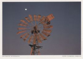Hier geht es zur Karte mit dem Motiv 'Windrad im Outback bei Mondschein' Hier geht es zur Karte mit dem Motiv 'Windrad im Outback bei Mondschein'
