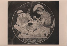 Hier geht es zur Karte mit dem Motiv 'Achilleus verbindet den Patrokolos' Hier geht es zur Karte mit dem Motiv 'Achilleus verbindet den Patrokolos'
