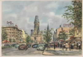 Hier geht es zur Karte mit dem Motiv 'Viele Fußgänger am Kudamm' Hier geht es zur Karte mit dem Motiv 'Viele Fußgänger am Kudamm'