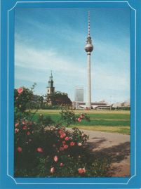 Hier geht es zur Karte mit dem Motiv 'Marienkirche neben Fernsehturm und Hotel' Hier geht es zur Karte mit dem Motiv 'Marienkirche neben Fernsehturm und Hotel'