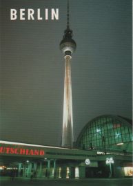 Hier geht es zur Karte mit dem Motiv 'Nachtaufnahme des hohen Fernsehturms' Hier geht es zur Karte mit dem Motiv 'Nachtaufnahme des hohen Fernsehturms'
