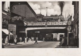 Hier geht es zur Karte mit dem Motiv 'Doppeldecker und Dampflokomotive'