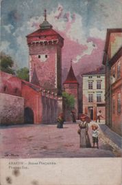 Hier geht es zur Karte mit dem Motiv 'Gemaltes Bild mit Florianstor und Stadtmauer' Hier geht es zur Karte mit dem Motiv 'Gemaltes Bild mit Florianstor und Stadtmauer'