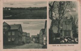 Hier geht es zur Karte mit dem Motiv 'Panorama, Straßenzug und Kirche' Hier geht es zur Karte mit dem Motiv 'Panorama, Straßenzug und Kirche'