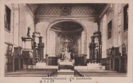 Hier geht es zur Karte mit dem Motiv 'Blick zum Altar der St. Josefskirche' Hier geht es zur Karte mit dem Motiv 'Blick zum Altar der St. Josefskirche'