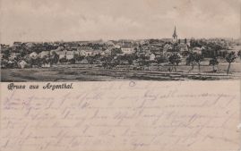 Hier geht es zur Karte mit dem Motiv 'Fußgänger auf dem Weg bei Argenthal' Hier geht es zur Karte mit dem Motiv 'Fußgänger auf dem Weg bei Argenthal'