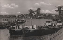 Hier geht es zur Karte mit dem Motiv 'Tanigan 1 und 2 im Hafen von Wiesdorf' Hier geht es zur Karte mit dem Motiv 'Tanigan 1 und 2 im Hafen von Wiesdorf'
