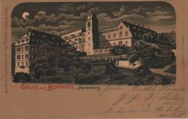 Hier geht es zur Karte mit dem Motiv 'Ein Kloster bei Mondschein' Hier geht es zur Karte mit dem Motiv 'Ein Kloster bei Mondschein'