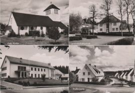 Hier geht es zur Karte mit dem Motiv 'Einfamilienhäuser, zwei Schulen und eine Kirche' Hier geht es zur Karte mit dem Motiv 'Einfamilienhäuser, zwei Schulen und eine Kirche'