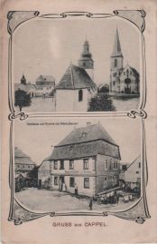 Hier geht es zur Karte mit dem Motiv 'Zwei Kirchen und ein Gasthaus' Hier geht es zur Karte mit dem Motiv 'Zwei Kirchen und ein Gasthaus'