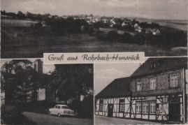 Hier geht es zur Karte mit dem Motiv 'Gasthaus Kirche und ein Panorama' Hier geht es zur Karte mit dem Motiv 'Gasthaus Kirche und ein Panorama'