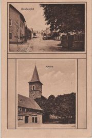 Hier geht es zur Karte mit dem Motiv 'Unbefestigte Straße und St. Alban'