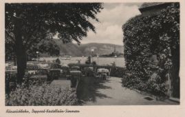 Hier geht es zur Karte mit dem Motiv 'Biergarten am Rheinufer' Hier geht es zur Karte mit dem Motiv 'Biergarten am Rheinufer'
