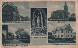 Hier geht es zur Karte mit dem Motiv 'Posthilfstelle, Schule und Kirche' Hier geht es zur Karte mit dem Motiv 'Posthilfstelle, Schule und Kirche'