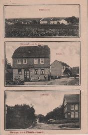 Hier geht es zur Karte mit dem Motiv 'Panorama, Dorfstraße, Schule und Wirtschaft' Hier geht es zur Karte mit dem Motiv 'Panorama, Dorfstraße, Schule und Wirtschaft'