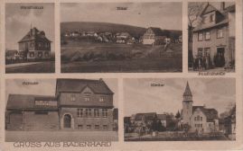 Hier geht es zur Karte mit dem Motiv 'Posthilfstelle und Kirche von 1741' Hier geht es zur Karte mit dem Motiv 'Posthilfstelle und Kirche von 1741'