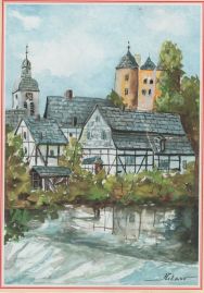 Hier geht es zur Karte mit dem Motiv 'Türme von Schloss und Kirche' Hier geht es zur Karte mit dem Motiv 'Türme von Schloss und Kirche'