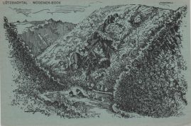 Hier geht es zur Karte mit dem Motiv 'Häuser auf der Talsohle' Hier geht es zur Karte mit dem Motiv 'Häuser auf der Talsohle'