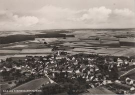 Hier geht es zur Karte mit dem Motiv 'Das Dorf Sabershausen und viele Felder' Hier geht es zur Karte mit dem Motiv 'Das Dorf Sabershausen und viele Felder'
