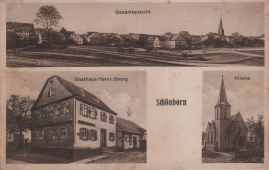 Hier geht es zur Karte mit dem Motiv 'Die evangelische Kirche in Schönborn' Hier geht es zur Karte mit dem Motiv 'Die evangelische Kirche in Schönborn'