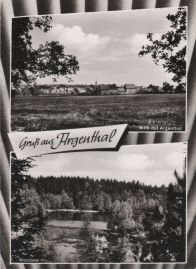 Hier geht es zur Karte mit dem Motiv 'Ortsansicht und nahegelegener Waldsee' Hier geht es zur Karte mit dem Motiv 'Ortsansicht und nahegelegener Waldsee'