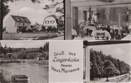 Hier geht es zur Karte mit dem Motiv 'Blick aus dem Fenster der Pension'