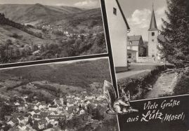 Hier geht es zur Karte mit dem Motiv 'Drei Bilder mit der Kirche'