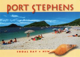 Hier geht es zur Karte mit dem Motiv 'Langer Strand in Port Stephens'