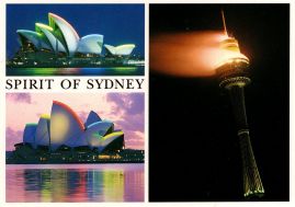 Hier geht es zur Karte mit dem Motiv 'Oper und Sydney Tower'