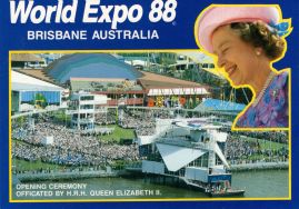 Hier geht es zur Karte mit dem Motiv 'Eröffnung der World Expo 88' Hier geht es zur Karte mit dem Motiv 'Eröffnung der World Expo 88'
