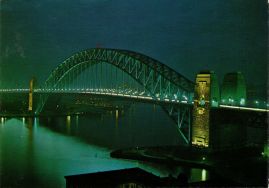 Hier geht es zur Karte mit dem Motiv 'Beleuchtete Harbour Bridge'