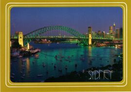 Hier geht es zur Karte mit dem Motiv 'Hafenbrücke, Oper und Sydney Tower' Hier geht es zur Karte mit dem Motiv 'Hafenbrücke, Oper und Sydney Tower'