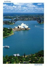 Hier geht es zur Karte mit dem Motiv 'Boote bei Harbour Bridge und Oper'